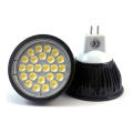 Dimmable DC12V 120deg haz ancho 2700k MR16 24 5050 bombilla LED